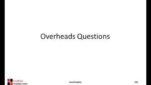 ACCA OVERHEAD QUESTION