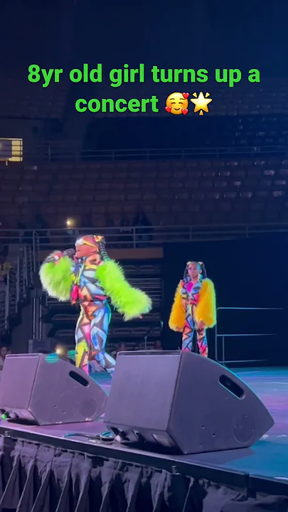 8yr Old Girl Turns Up a Concert #shorts #kidstar #talentedkids