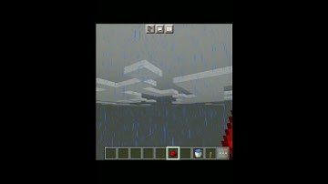 Minecraft || Does rain Come from Clouds? #minecraft #shorts