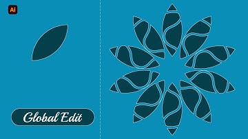 Global edit in adobe illustrator | Illustrator tutorial for beginners