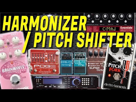 Sonew Pédale d'harmonisation Pitch Shifter Guitare Pitch Convertisseur  Effet Pédale Transposition Générateur Harmonique DC 9V