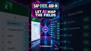 SAP Excel Add-In | Let AI Map Excel Columns to SAP Fields