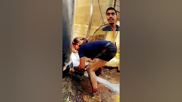 Replacing a valve on a full water tank! 🫣💦  -  🎥 the_ladyplumber