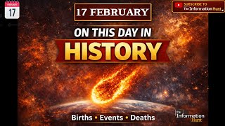 Today in History – 17 February | Major Events, Famous Birthdays & Death Anniversary
