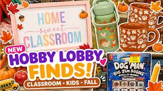 HOBBY LOBBY FALL 2026 🍂 Back-to-School Shopping, Classroom Décor & Kids’ Finds!