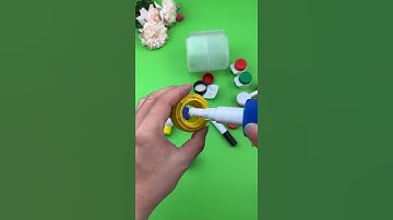 Make a recycling robot from plastic bottle caps | DIY Craft ideas #shorts #diy #make #pepsi