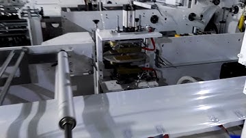 CW 800CSD high speed soft loop handle bag making machine