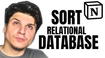 How To Sort Relational Database In Notion