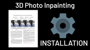 3D Photo Inpainting Installation Tutorial (Windows)