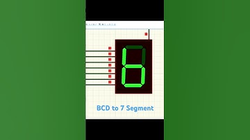 BCD  convert to 7 segment #automobile #arduino #arduinoproject #diy #cnc #electrical #led