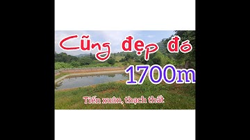 Đất nghỉ dưỡng tiến xuân. bán đất xã tiến xuân 1700m