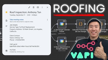 Build a Roofing AI Voice Agent in 8 Mins (VAPI + n8n)