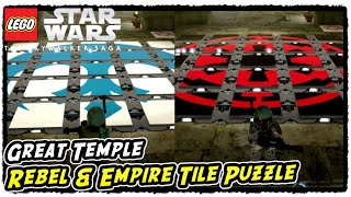 Great Temple Rebel & Empire Tile Puzzle Solution Guide in Lego Star Wars The Skywalker Saga screenshot 3