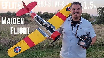 E-flite - SNJ-5 | AT-6 Texan - 1.5m - 2X Maiden Flights
