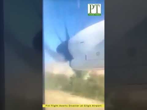 Exclusive: First video from inside the #ATR plane when it skidded in #Gilgit