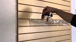 E-Juice Slatwall shelves