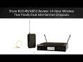 Shure BLX14R/MX53 Review: 14-Hour Wireless That Finally Ends Mid-Sermon Dropouts