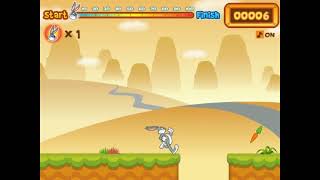 Game Over: Bugs Bunnys Hopping Carrot Hunt (Flash)
