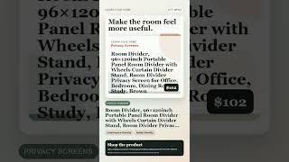 Room Divider for Flexible Privacycedarcove product 1
