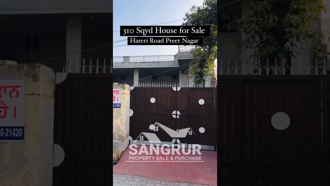 House for Sale / 37 Lakh / in Preet Nagar,Hareri Road, Sangrur. Call Us