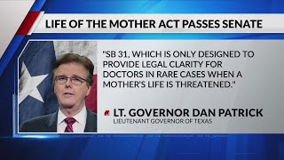 Lt. Gov. Patrick thanks Sen. Hughes following 'Life of the Mother Act' passage