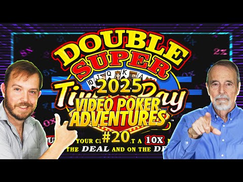Let's Play Double Super Times Pay Video Poker!
