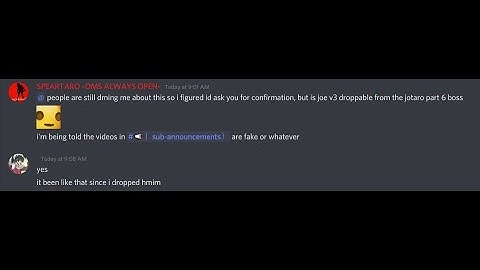 JOE V3 IS DROPPABLE FROM JOE 6 BOSS (CONFIRMED)