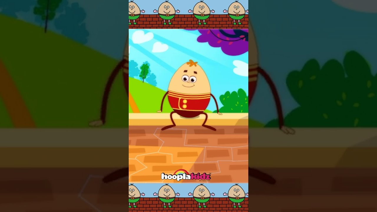 ⁣Humpty Dumpty #Shorts | HooplaKidz Classic Nursery Rhymes