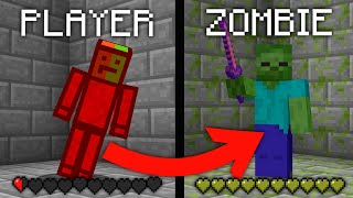 Minecraft UHC but if you are ELIMINATED, you respawn as the INFECTED.