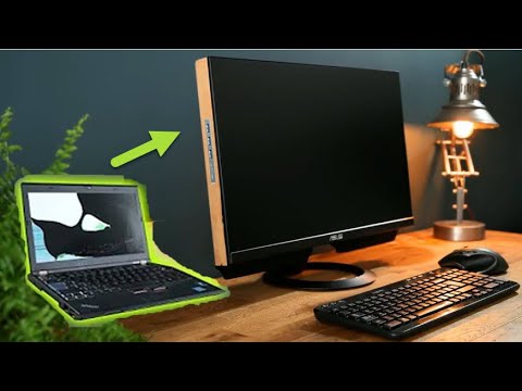 تحويل كومبيوتر محمول تالف إلى كمبيوتر مكتبي Transform Laptop Youtube
