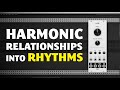 Harmonically spaced rhythms  a fun technique to explore