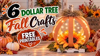Frugal & Fabulous Dollar Tree Fall DIYS 🍁🔥