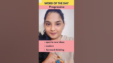 WORD OF THE DAY|| Progressive   #english #vocabulary #shorts