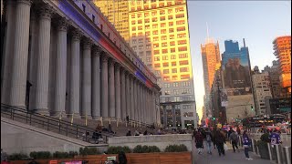 Veteran’s Day Colors At NYC James Farley Post Office (11/8/2022)