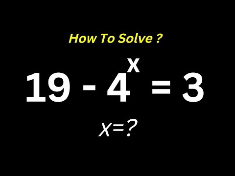 A Nice Math Problem | What Is The Value Of X In This Problem - YouTube
