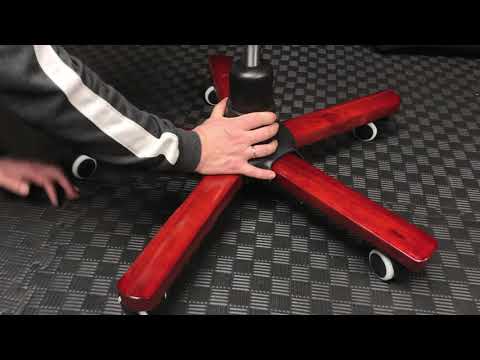 Крісло офісне на колесах Bonro Бонро Premier O-8005 Black (42000011), видео 1