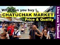 Chatuchak Weekend Market Bangkok - What can you buy, Price & Quality Review #livelovethailand