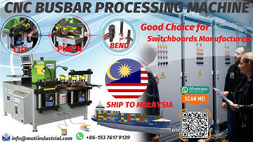16x250mm CNC Busbar Bending Machine shipped to Malaysia Busbar Cutting Punching Bending Machine