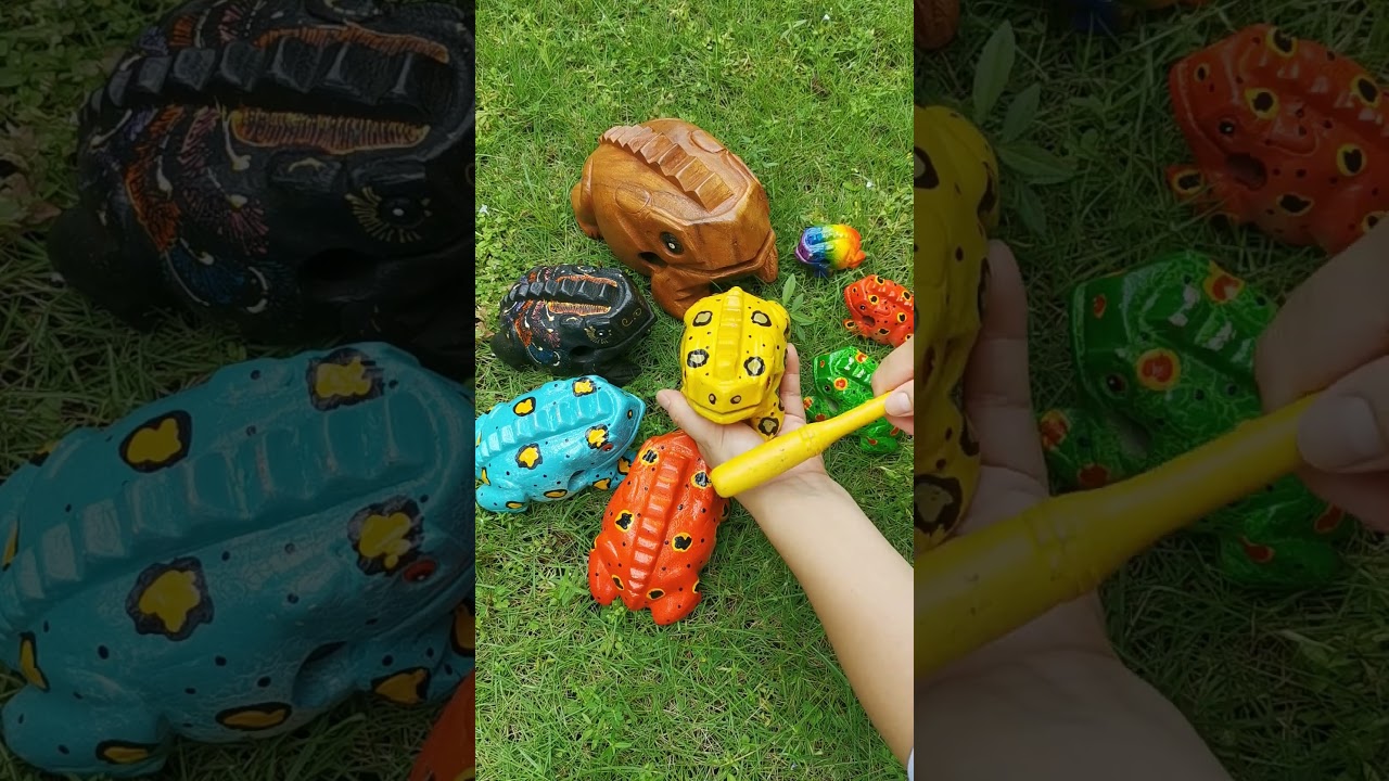 wooden frog instruments 