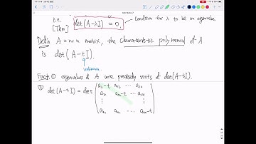 Linear Algebra Lecture 26