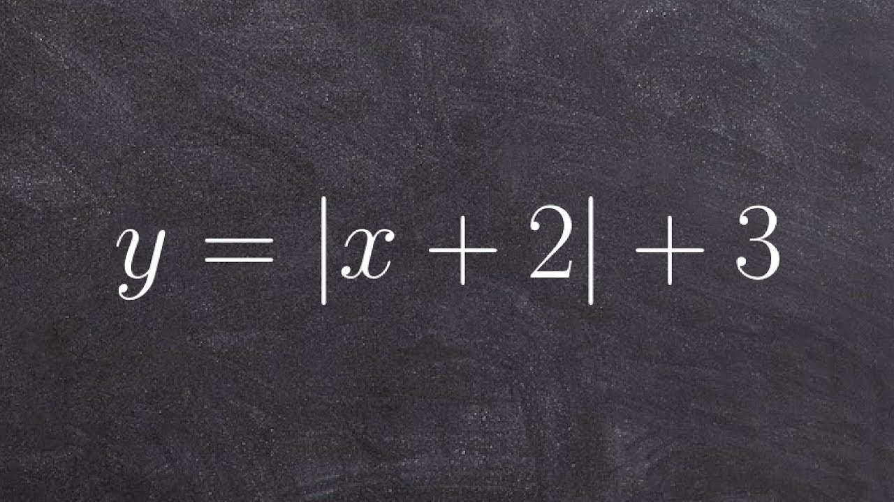 Graph An Absolute Value Equation With Multiple Translations YouTube Graph An Absolute Value Equation With Multiple Translations YouTube