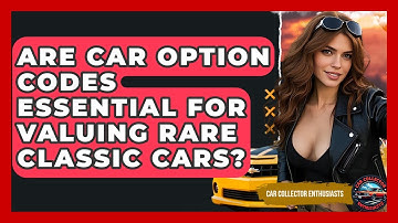 Are Car Option Codes Essential For Valuing Rare Classic Cars? - Car Collector Enthusiasts
