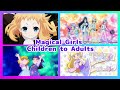 Magical Girls Children To Adults Anime Transformation Parte 1