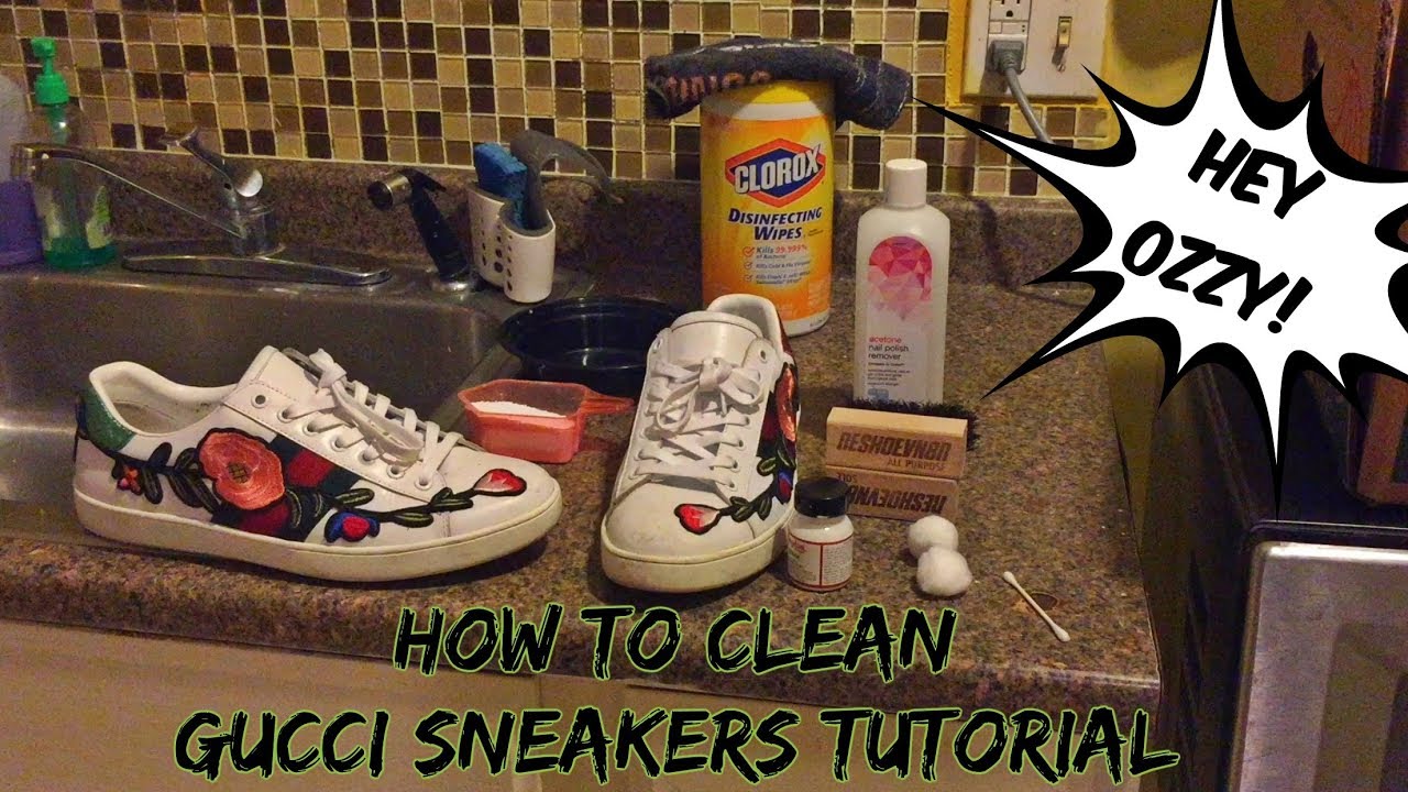 What's The Best Way To Clean A Pair Of Gucci Sneakers? - aethercare