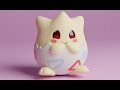 Pokemon Sculpting Timelapse Togepi