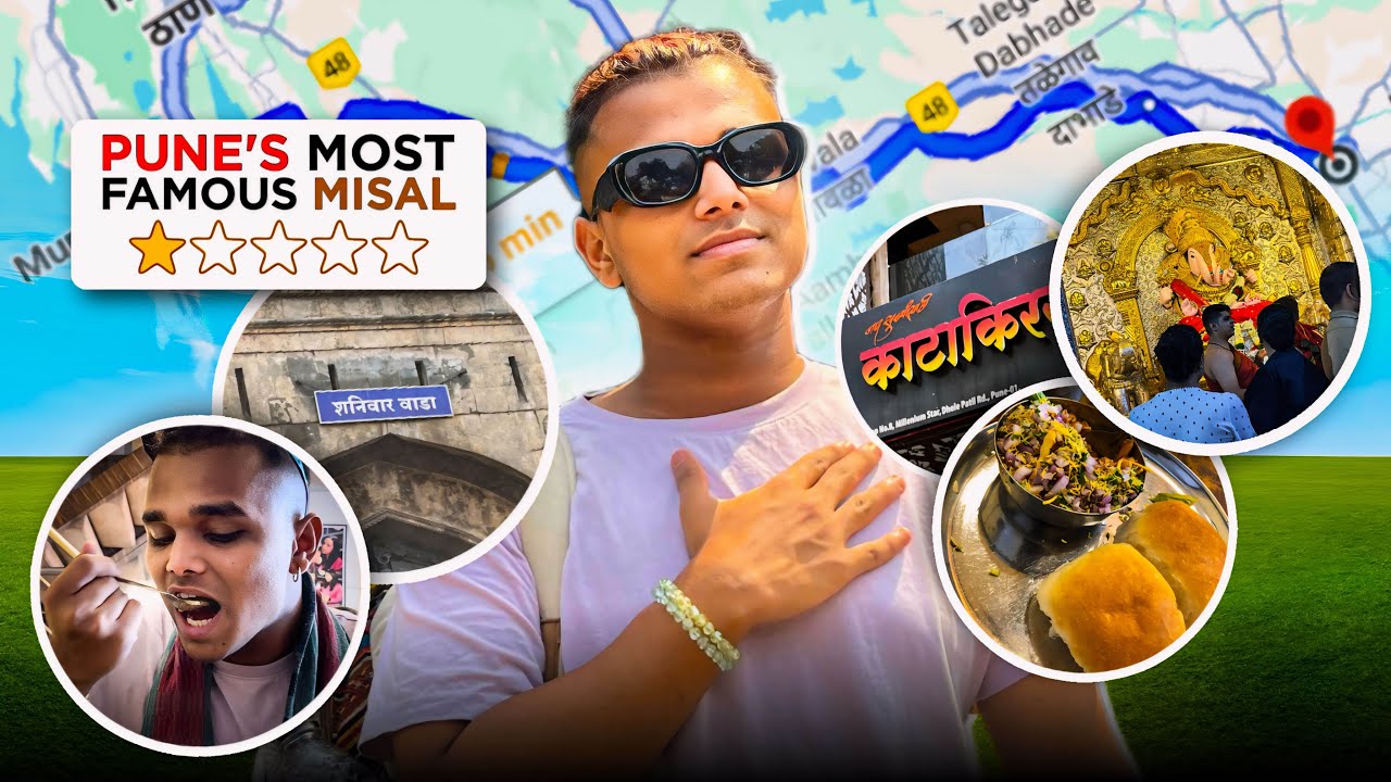 I TRAVEL MUMBAI TO PUNE JUST TO TRY PUNE’s FAMOUS MISAL PAV | vlog no-30 | Big Shot Vlogs.