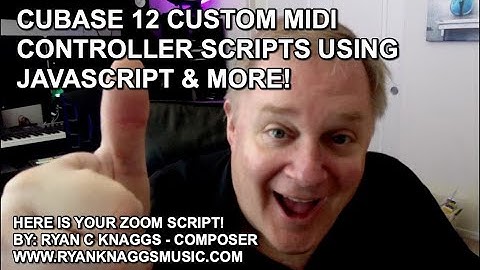 Cubase Custom MIDI Scripting using JavaScript and MORE!