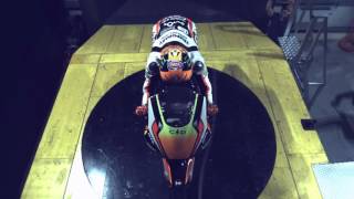 La Kalex Moto2 Di Luca Marini Nel Tunnel Del Vento Wind Tunnel