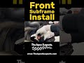 Subframe Install #bmw #e36 #engineswap #enginebuild #projectcar #mechanic #car #cars #shorts #short