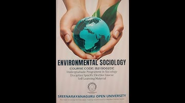 Environmental Sociology Block 1 Part 1